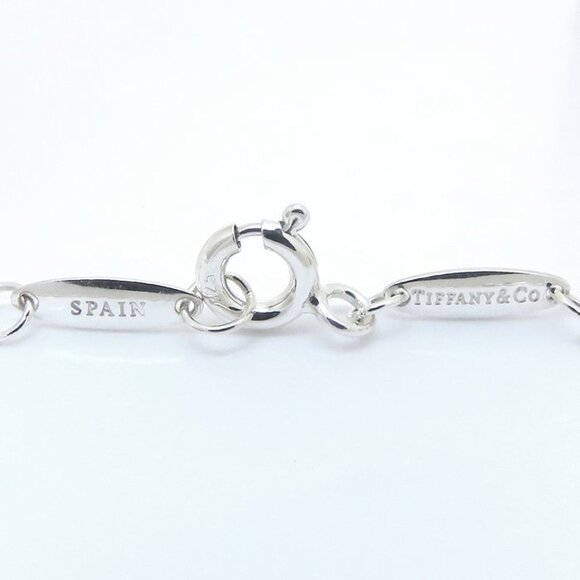 TIFFANY Authentic Silver Diamond Heart Necklace - Picture 5 of 8